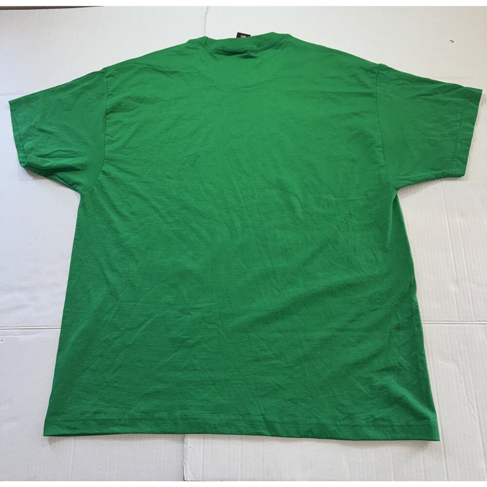 Hanes Beefy-T Graphic‎ Print Men's XL T-Shirt Green - Picture 8 of 8